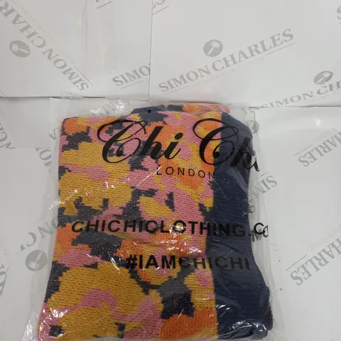 CHI CHI LONDON FLORAL MIDI SKIRT SIZE L
