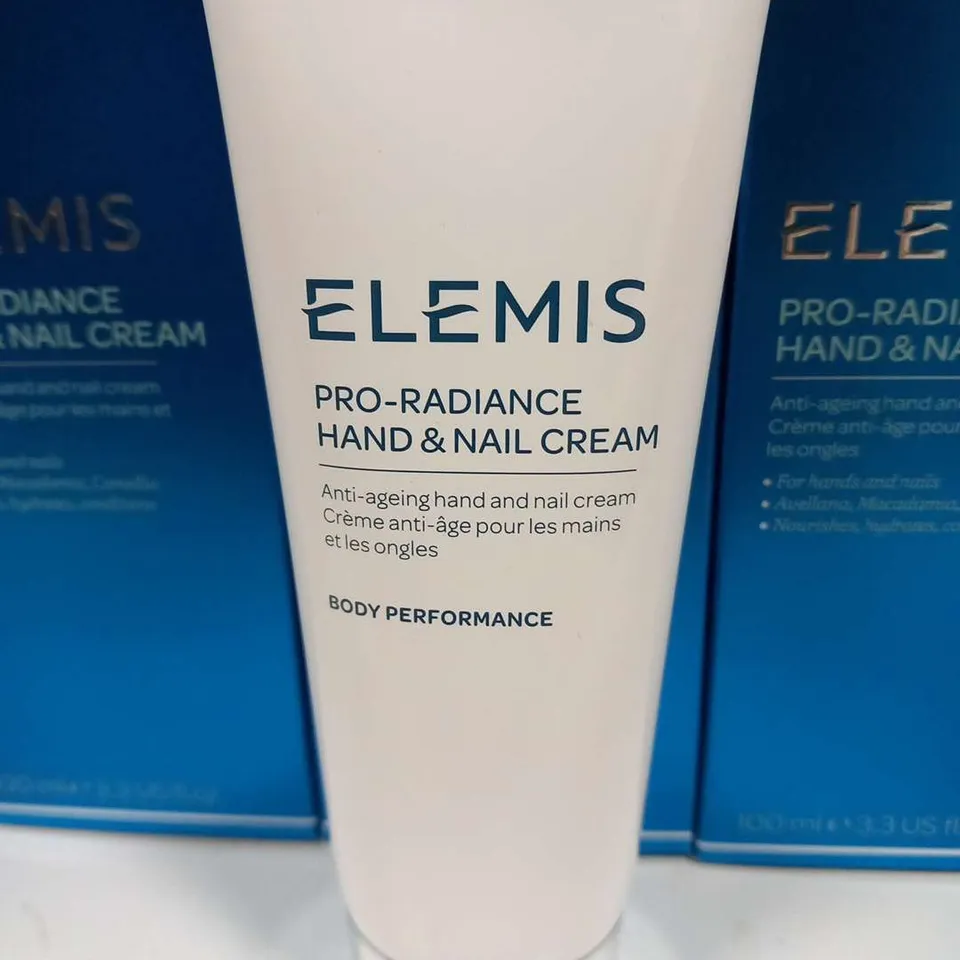 APPROXIMATELY SIX ELEMIS PRO-RADIANCE HAND AND NAIL CREAM 100ML