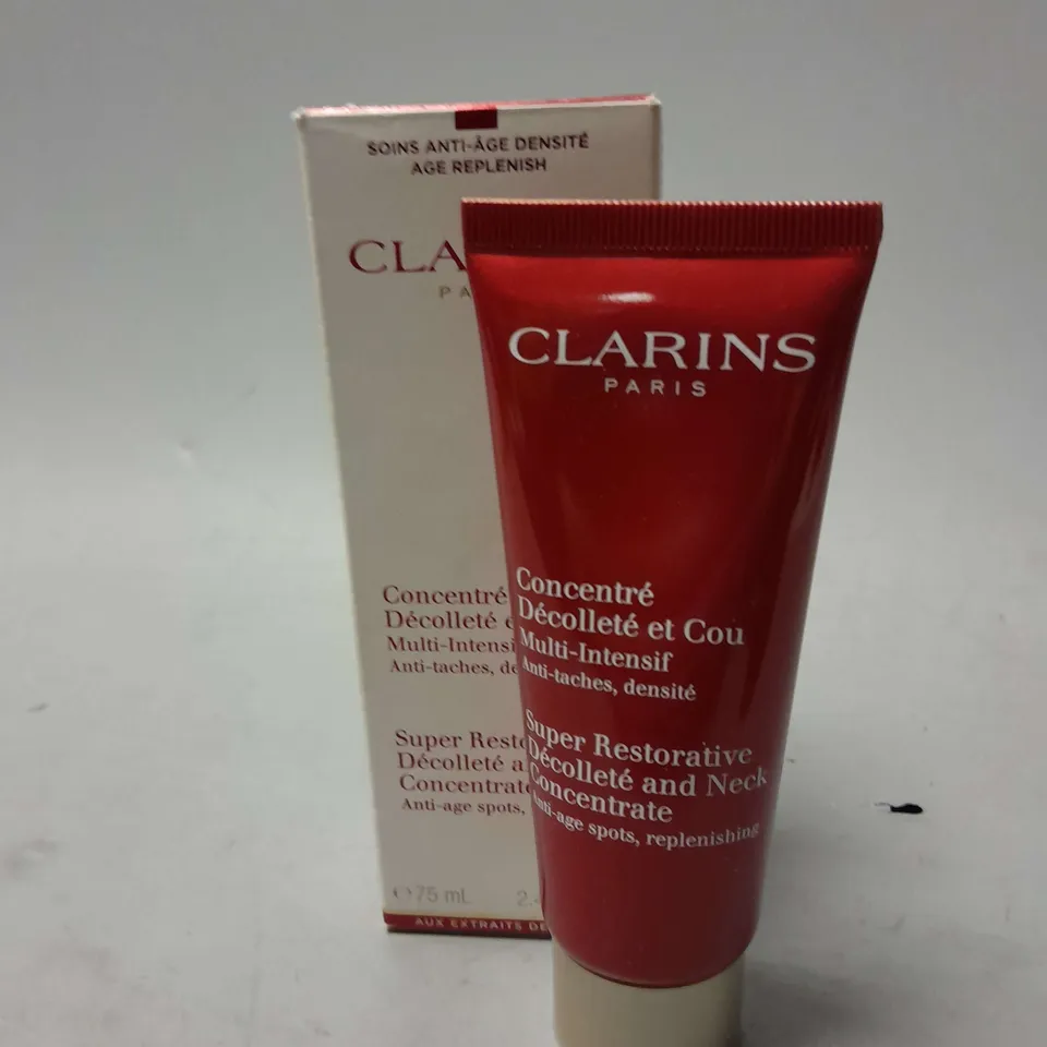 CLARINS SUPER RESTORATIVE DÉCOLLETÉ AND NECK CONCENTRATE 75ML