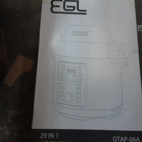 BOXED 29 IN 1 AIR FRYER AND PRESSURE COOKER