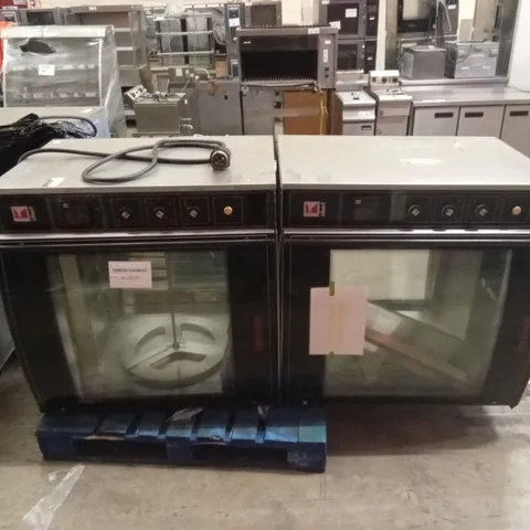 UBERT CONVEX COMMERCIAL KITCHEN DOUBLE ROTISSERIE OVEN