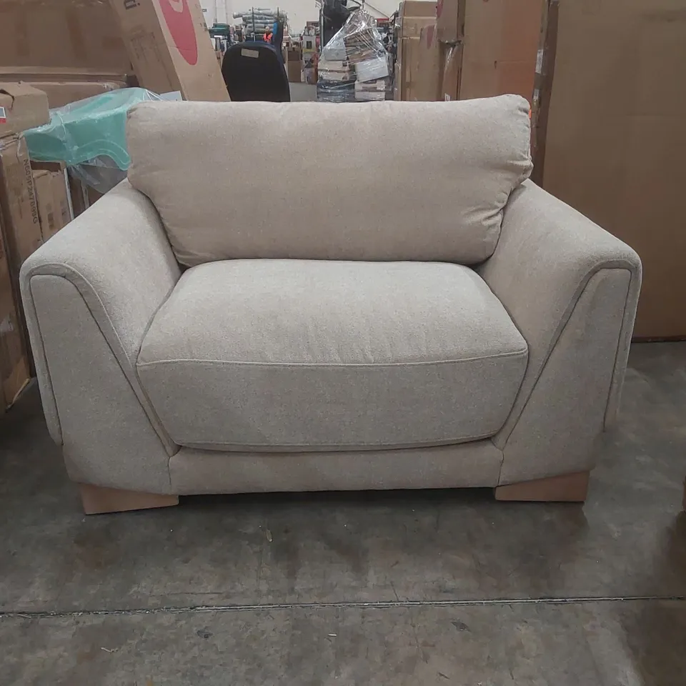DANETTI FABRIC UPHOLSTERED LOVESEAT 
