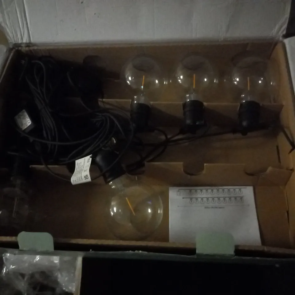 JOHN LEWIS FESTOON 20 LIGHT LED OUTDOOR LINE LIGHT