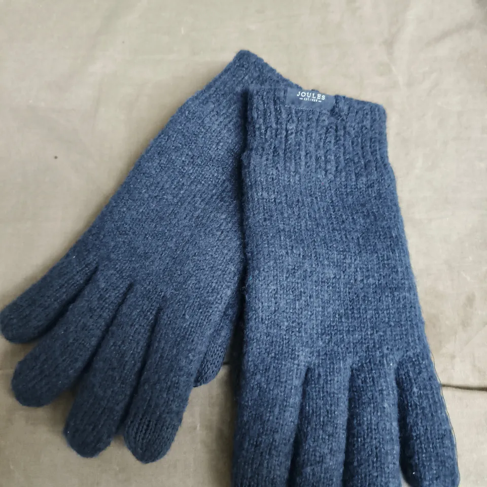 JOULES NAVY KNIT GLOVES
