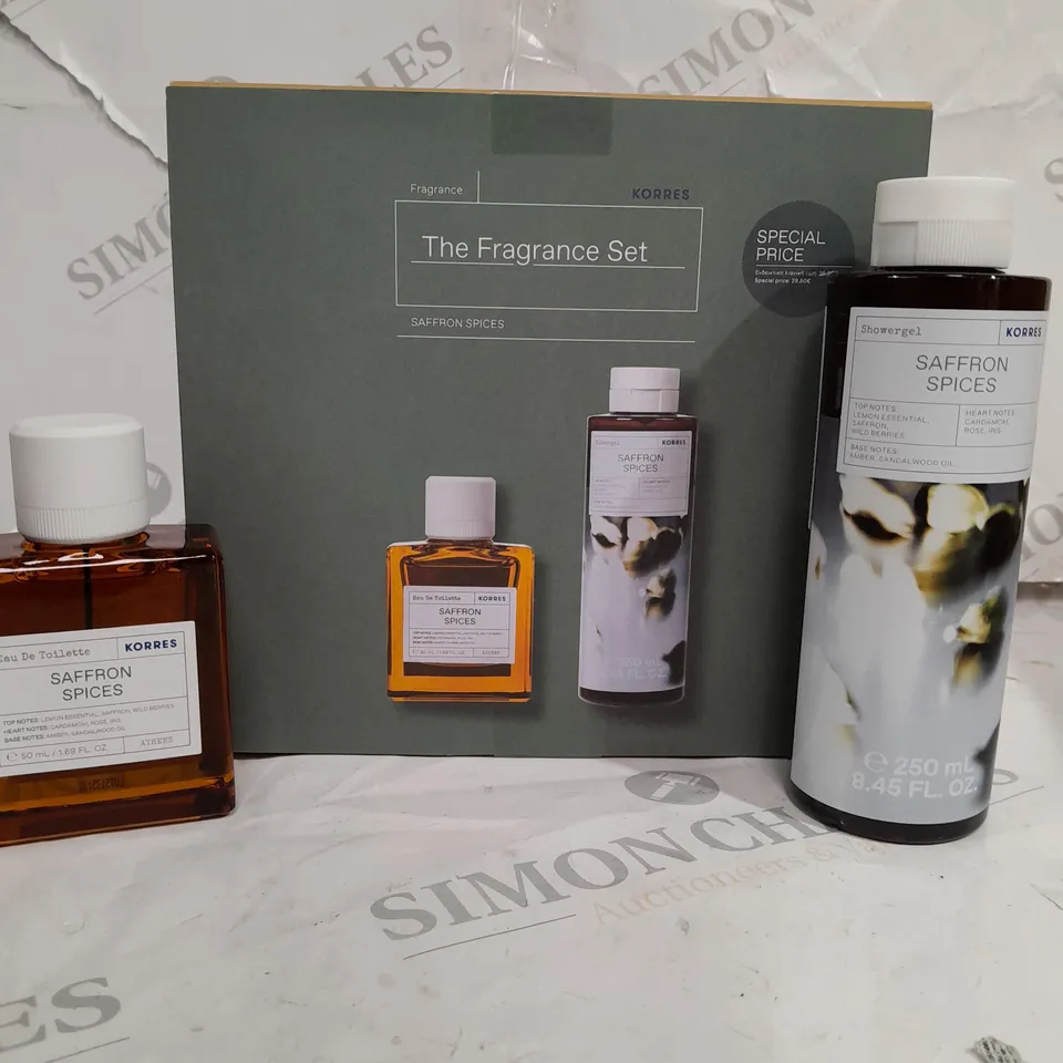 KORRES 2 PIECE SAFFRON SPICES LAYERING COLLECTION