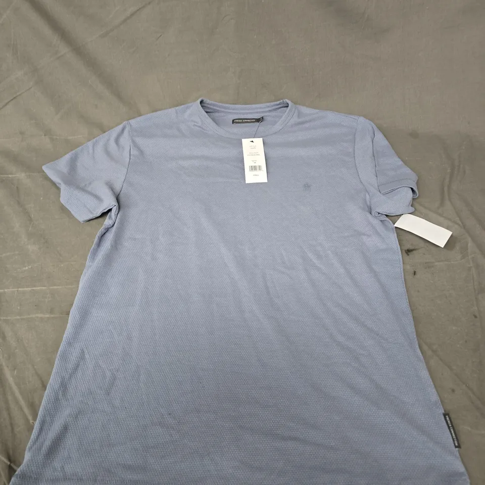 FRENCH CONNECTION MEN'S T‑SHIRT – LIGHT BLUE MÉLANGE, SIZE M