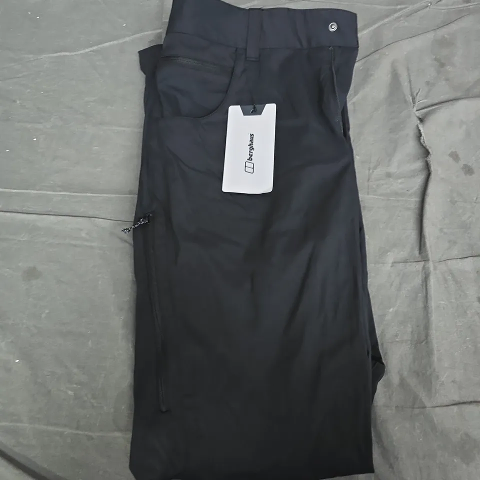 BERGHAUS MORTLER 2.0 PANT – BLACK, UK 34, MEN'S HIKING TROUSERS