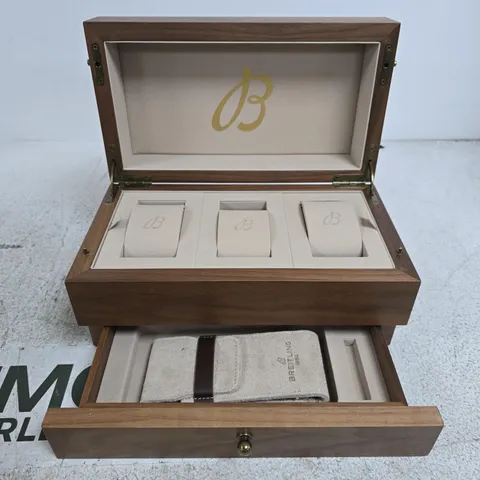 BREITLING WOODEN WATCH PRESENTATION BOX