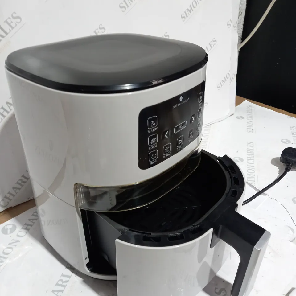 BOXED COOK'S ESSENTIALS 4.0L AIR FRYER, COOL GREY