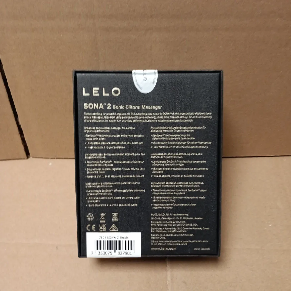 SEALED LELO SONA 2 SONIC CLITORAL MASSAGER