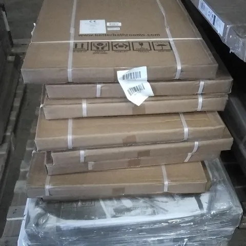 PALLET OF APPROX 11 ASSORTED SHOWER SCREENS TO INCLUDE TRINITY PREMIUM AND AQUALINE