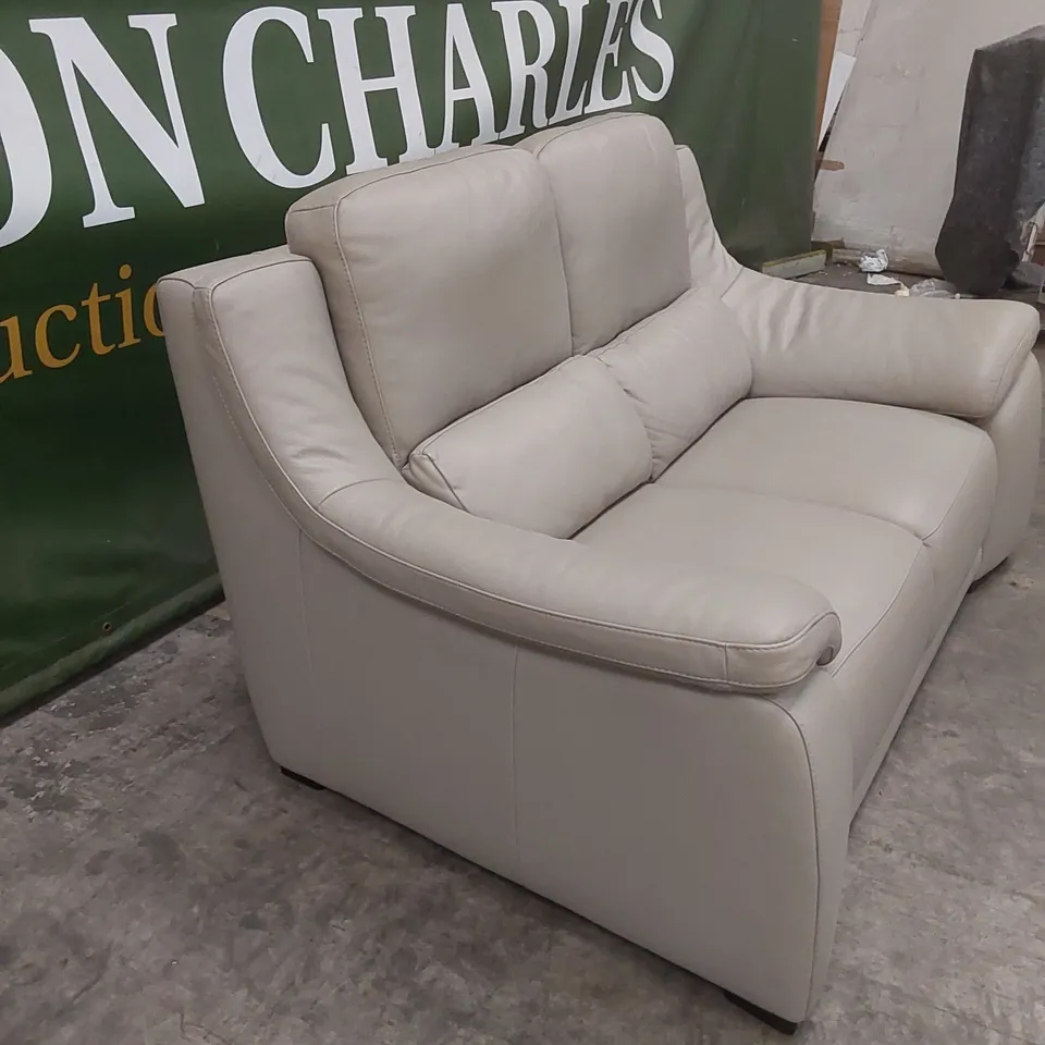 QUALITY DESIGNER ITALIAN MADE RICCARDO 2 SEATER LEATHER SOFA