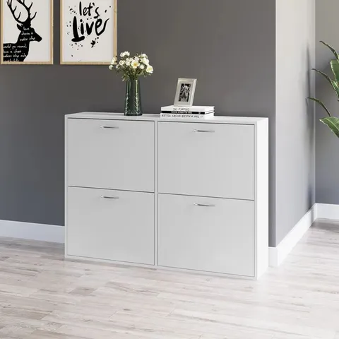 BOXED 24 PAIRS SHOE STORAGE CABINET 