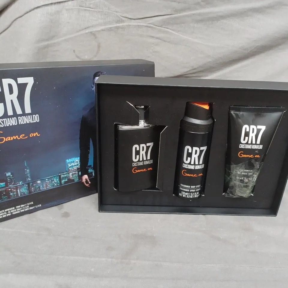 BOXED CR7 CRISTIANO RONALDO GAME ON GIFT SET