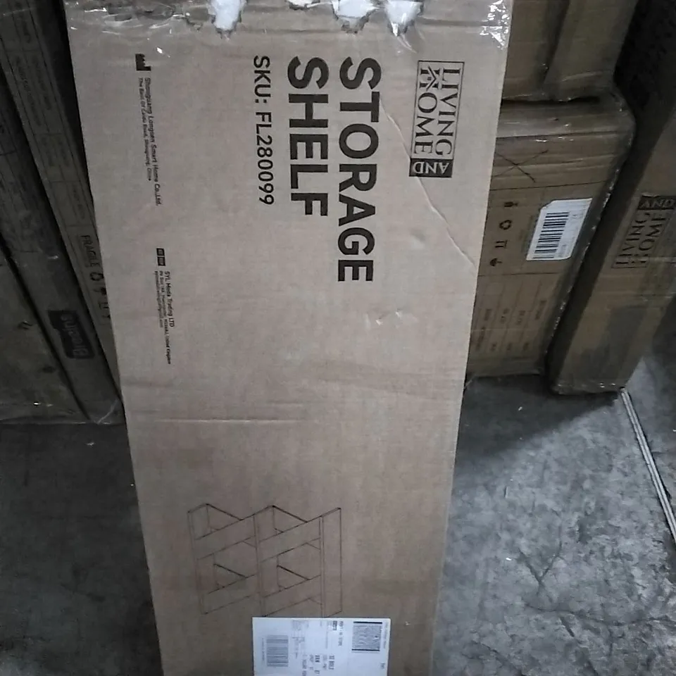 BOXED LIVING AND HOME STORAGE SHELF FL280099