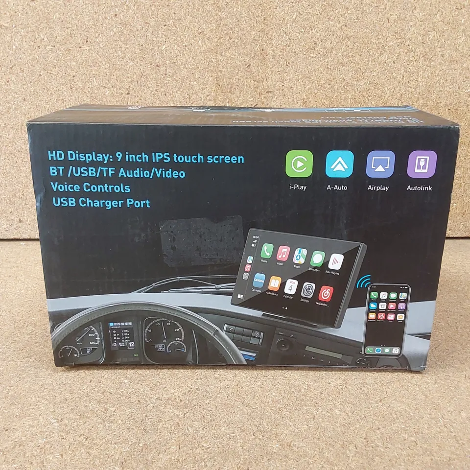 BOXED CARPURIDE HD 9INCH DISPLAY TOUCH SCREEN VIDEO/AUDIO 