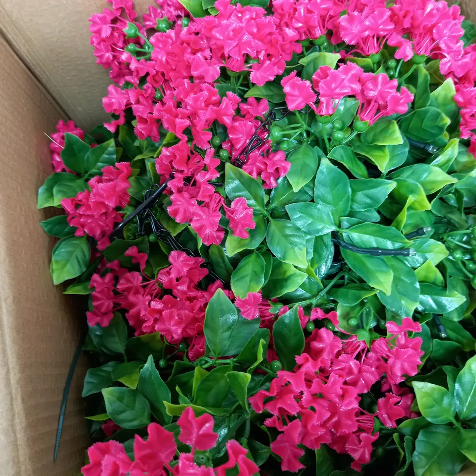 GARDEN REFLECTIONS PRE-LIT FAUX FLORAL CREPE MYRTLE DECOR