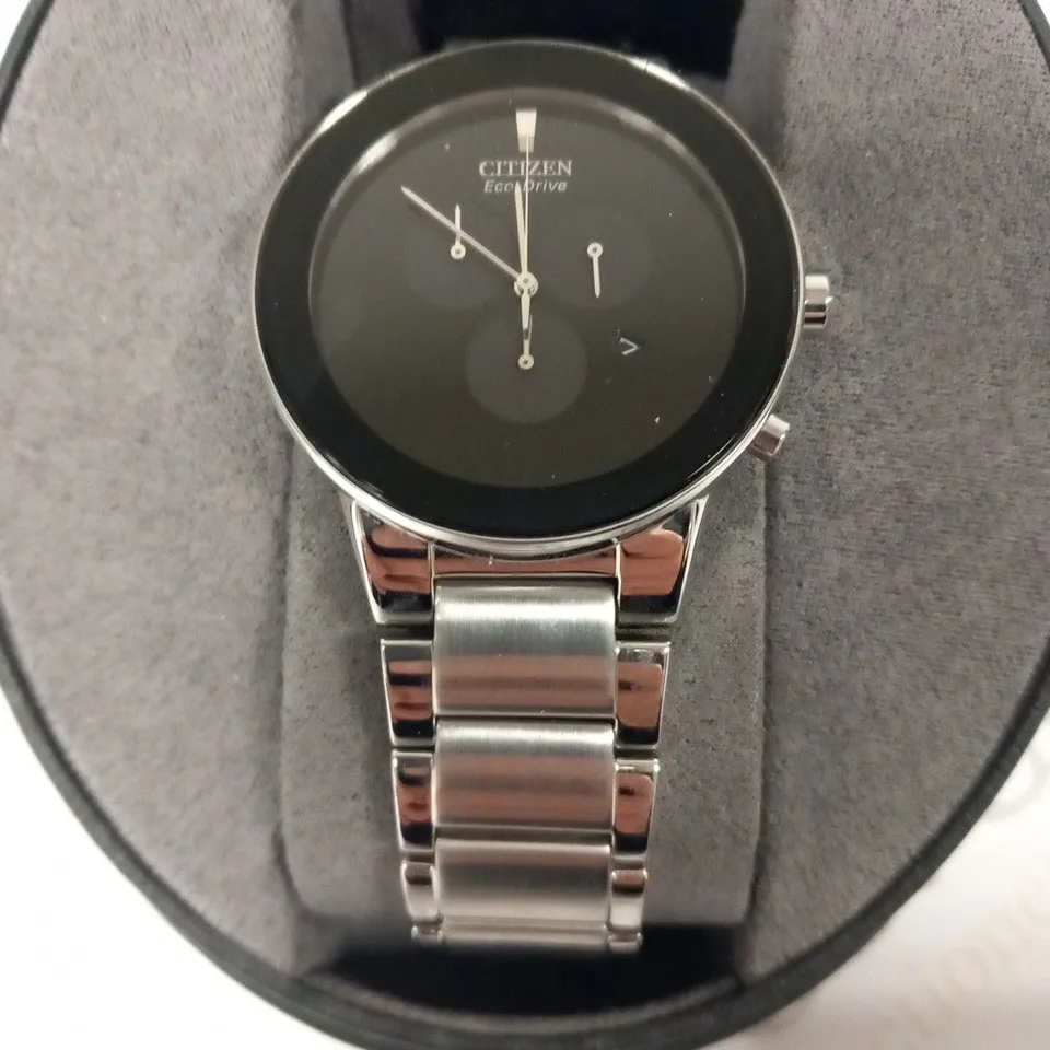 BOXED CITIZEN ECO-DRIVE MENS AXIOM WRIST WATCH