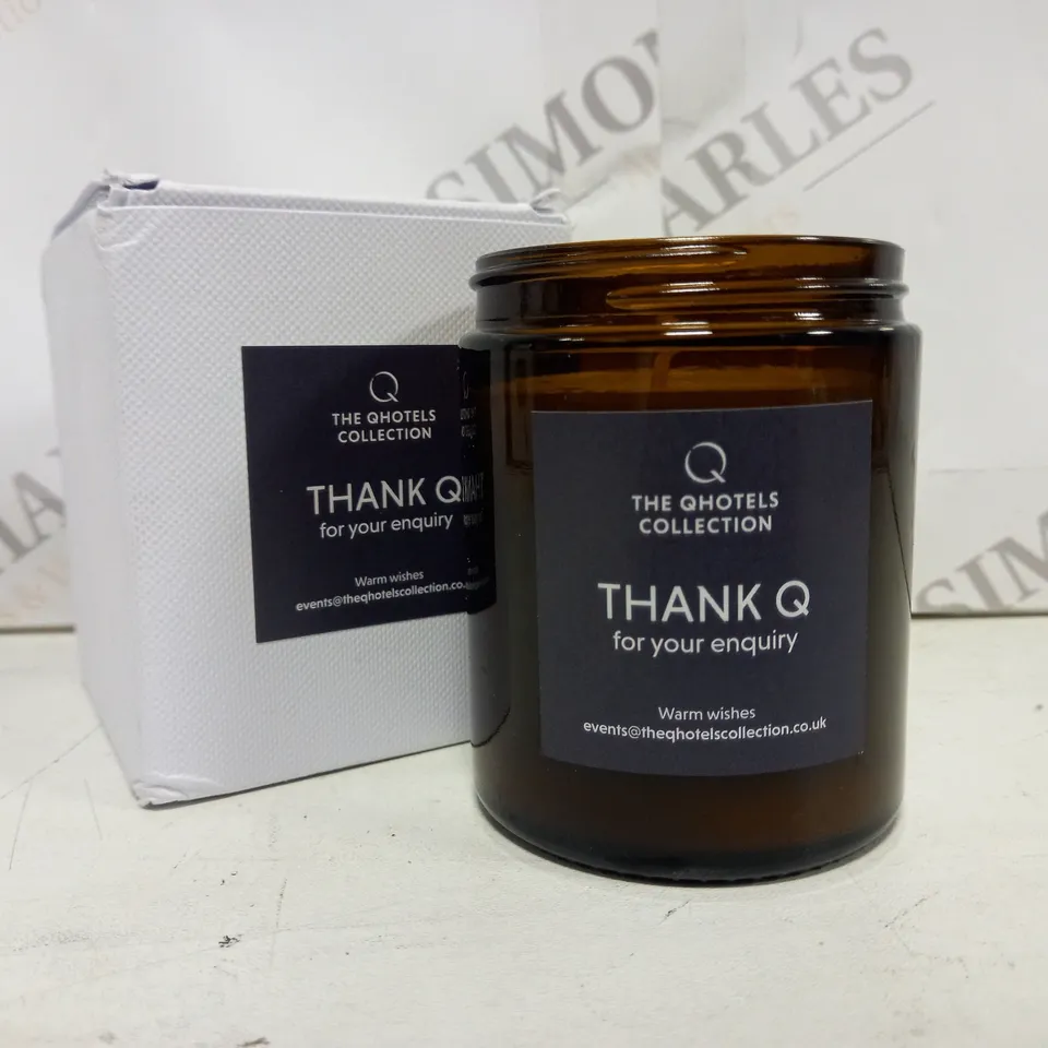 BOXED QHOTELS SCENTED CANDLE