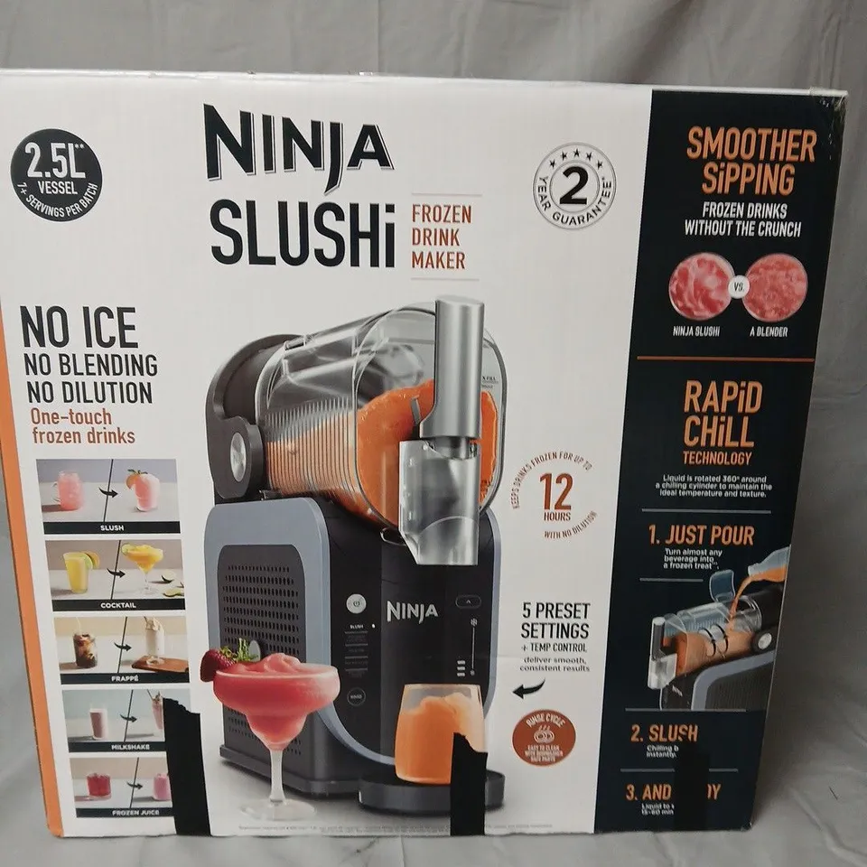 BOXED NINJA SLUSHI FROZEN DRINK MAKER WITH 2.5L