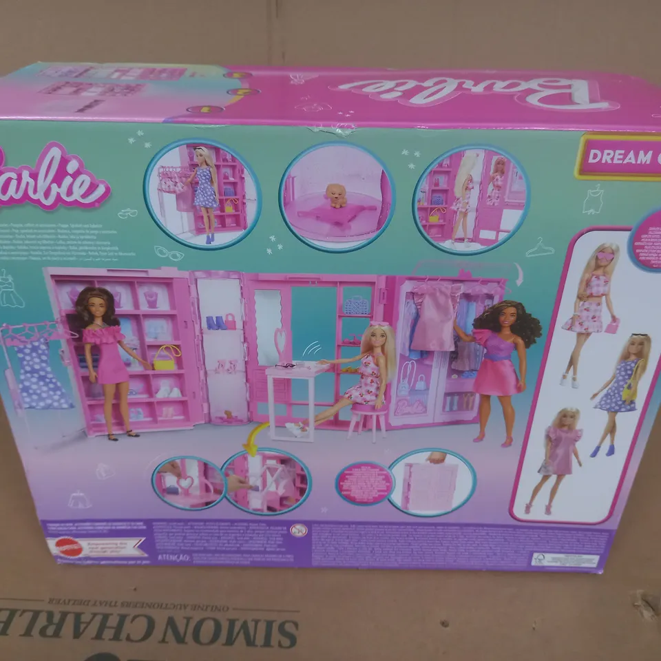 BOXED BARBIE DREAM CLOSET