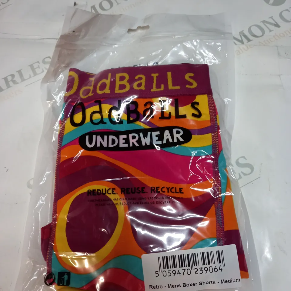 ODDBALLS UNDERWARE BOXER SHORTS SIZE M 
