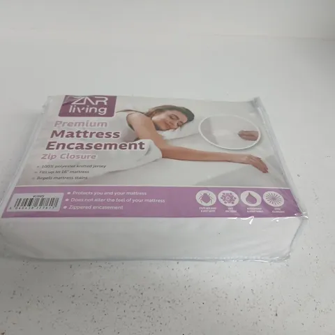 XR LIVING PREMIUM MATTRESS ENCASEMENT – ZIP CLOSURE (FITS UP TO 16-INCH MATTRESSES)