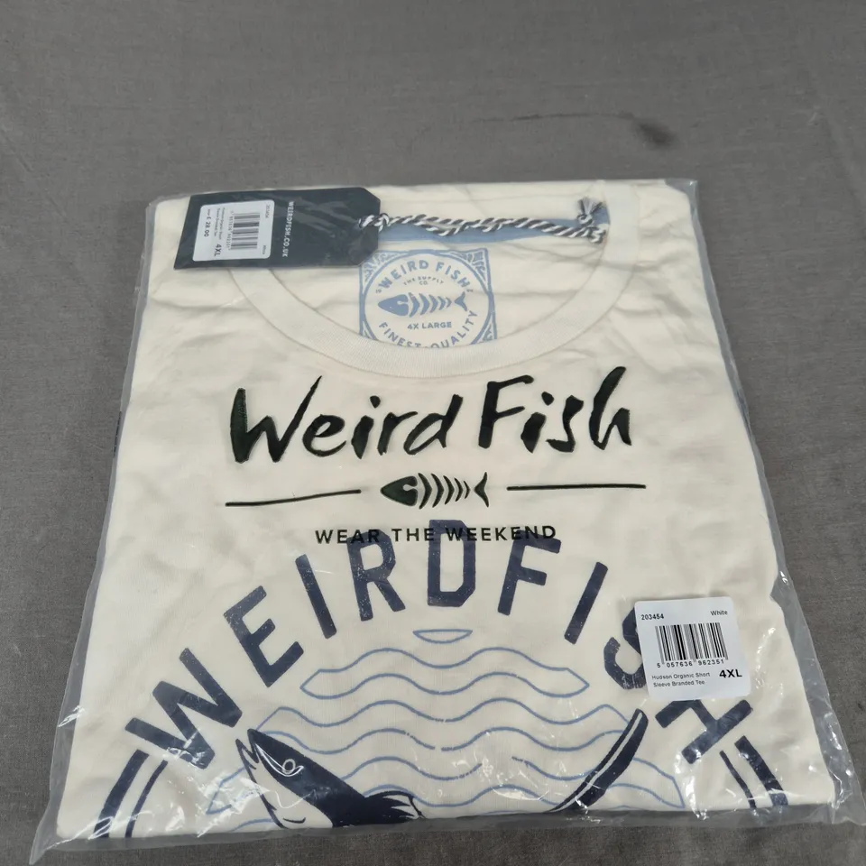 BAGGED WEIRD FISH HUDSON TEE SIZE 4XL