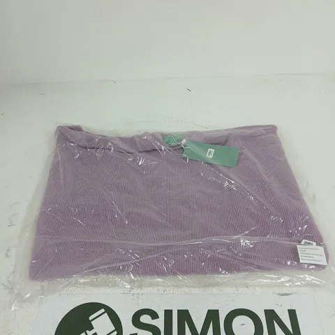 BOX OF APPROXIMATELY 10 LA MAREY KNITTED JUMPERS PURPLE SIZE S