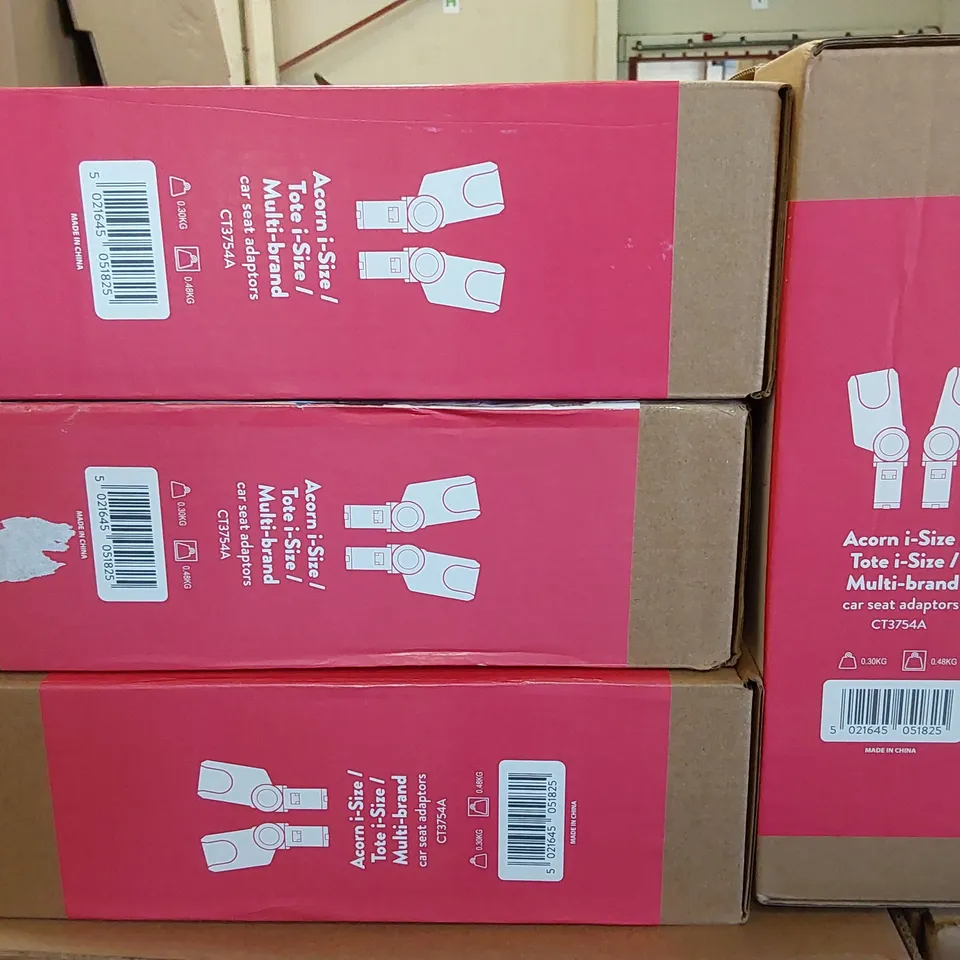 4 X BOXED SETS OF CASATTO ACORN I-SIZE CAR SEAT ADAPTORS