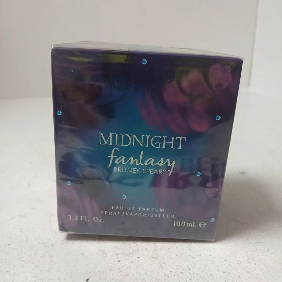 BOXED AND SEALED BRITNEY SPEARS MIDNIGHT FANTASY EAU DE PARFUM SPRAY 100ML