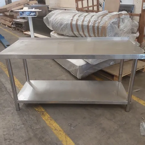 COMMERCIAL STAINLESS STEEL PREP TABLE