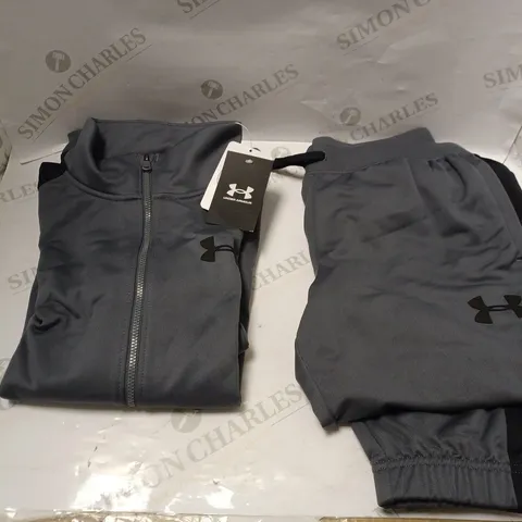 UNDER ARMOUR GREY TRACKSUIT - 11-12 YEARS OLD