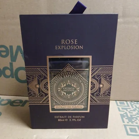 BOXED ROSE EXPLOSION FRENCH AVENUE EXTRAIT DE PARFUM 80ML
