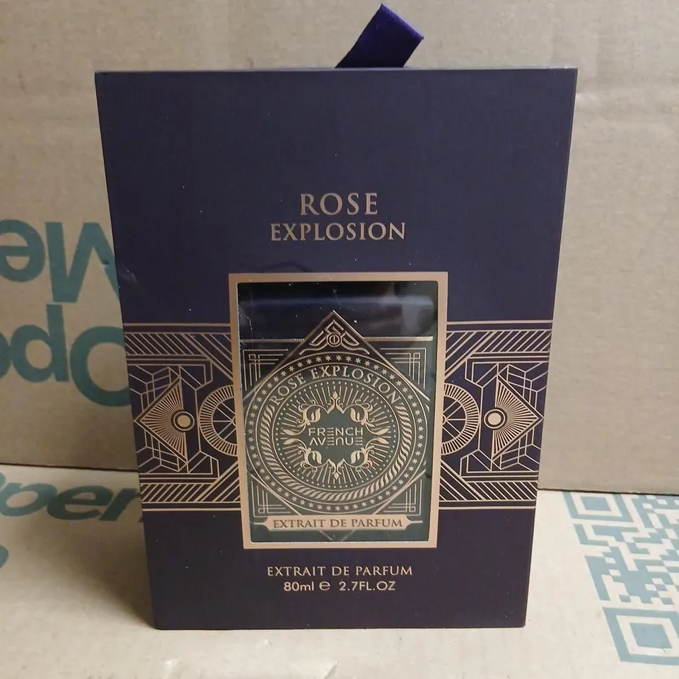 BOXED ROSE EXPLOSION FRENCH AVENUE EXTRAIT DE PARFUM 80ML