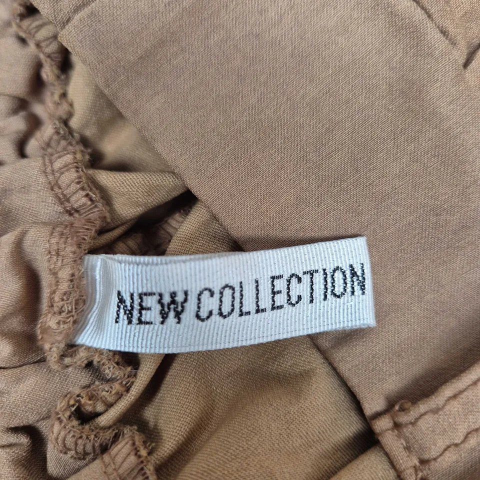 BEIGE COTTON TROUSERS – NEW COLLECTION TAG 