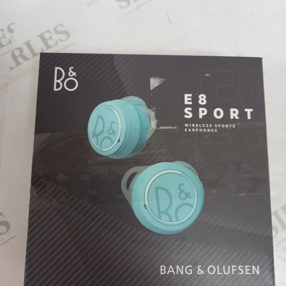 BOXED BANG & OLUFSEN BEOPLAY E8 SPORT TWS EARPHONES - BLUE