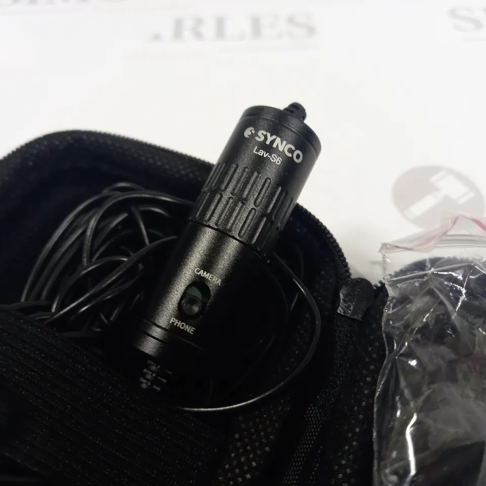 SYNCO LAV-S6 LAPEL MICROPHONE