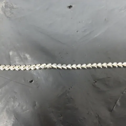 SIMPLY SILVER - STERLING 925 HEART ROW BRACELET