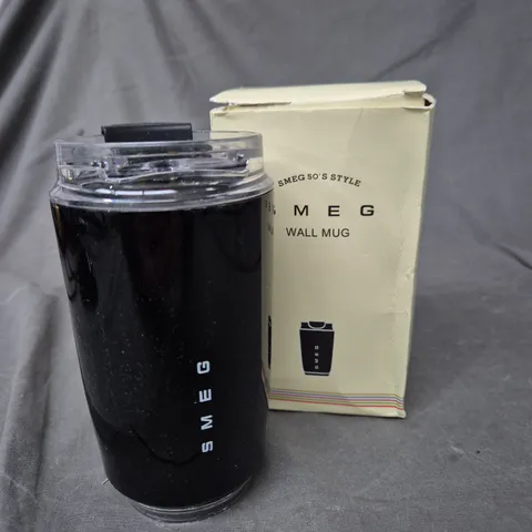 SMEG 50'S STYLE WALL MUG – BLACK