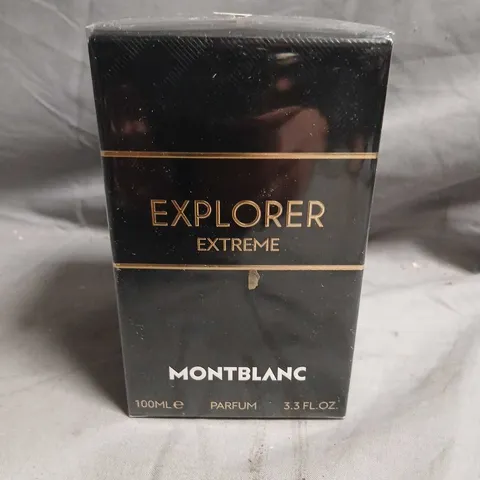 BOXED AND SEALED EXPLORER EXTREME MONTBLANC PARFUM 100ML