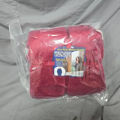 TOPAZHOME ULTRA PLUSH BLANKET HOODIE – PINK