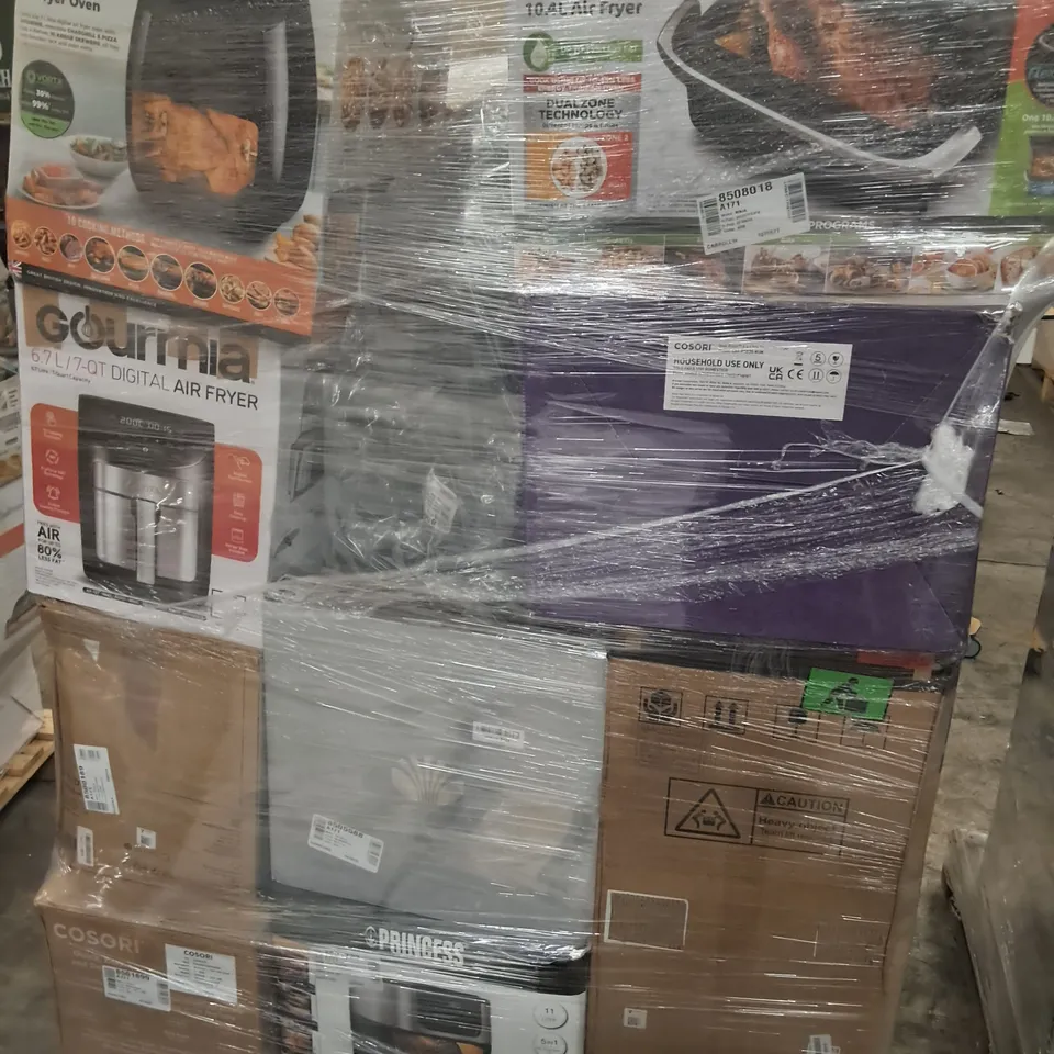 PALLET OF APPROXIMATELY 27 UNPROCESSED RAW RETURN HOUSEHOLD AND ELECTRICAL GOODS TO INCLUDE;