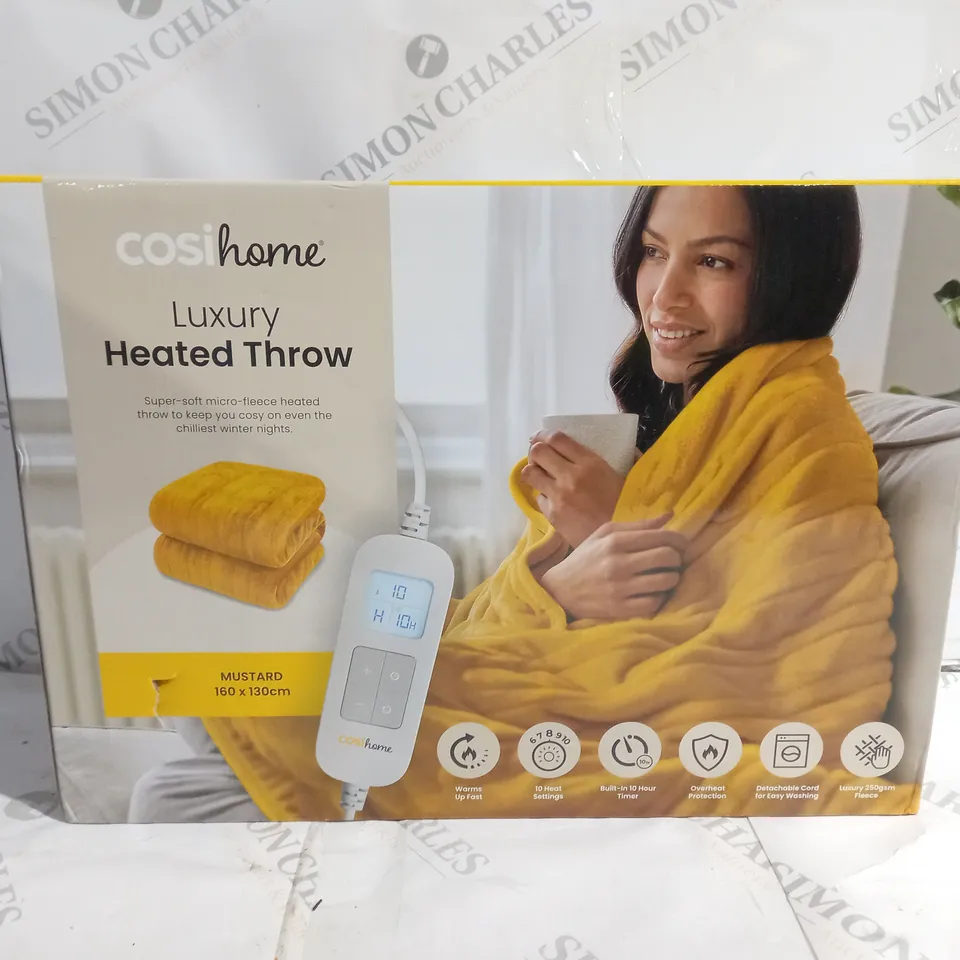 BOXED COSIHOME LUXURY HEATED THROW