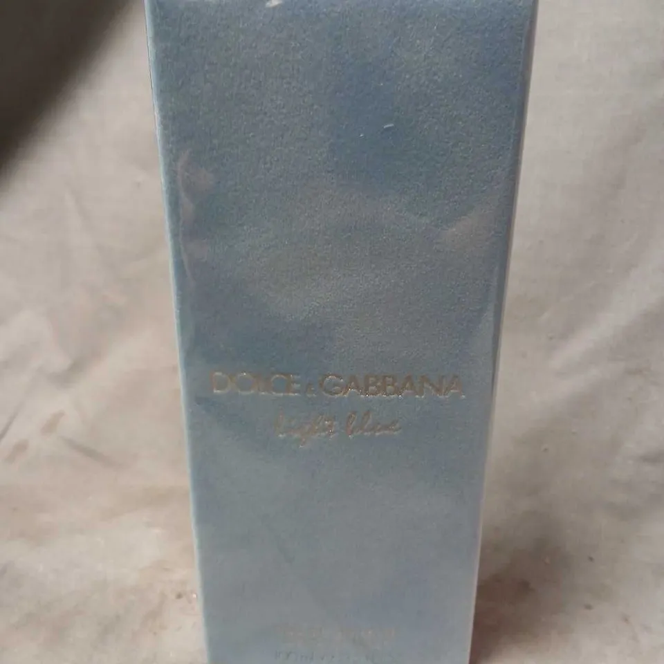 BOXED AND SEALED  DOLCE & GABBANA LIGHT BLUE EAU DE TOILETTE 100ML
