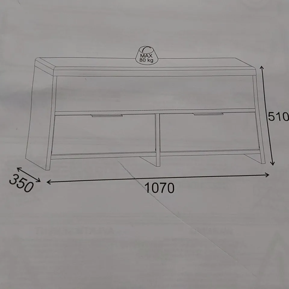 BOXED COVE SHOE STORAGE BENCH - ANTHRACITE (1 BOX)