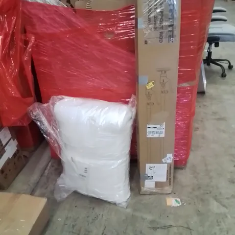 PALLET OF ASSORTED HOUSEHOLD GOODS AND PRODUCTS TO INCLUDE;PRESSURE ROD,DUVET