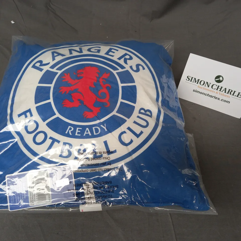 RANGERS FOOTBALL CLUB CREST CUSHION