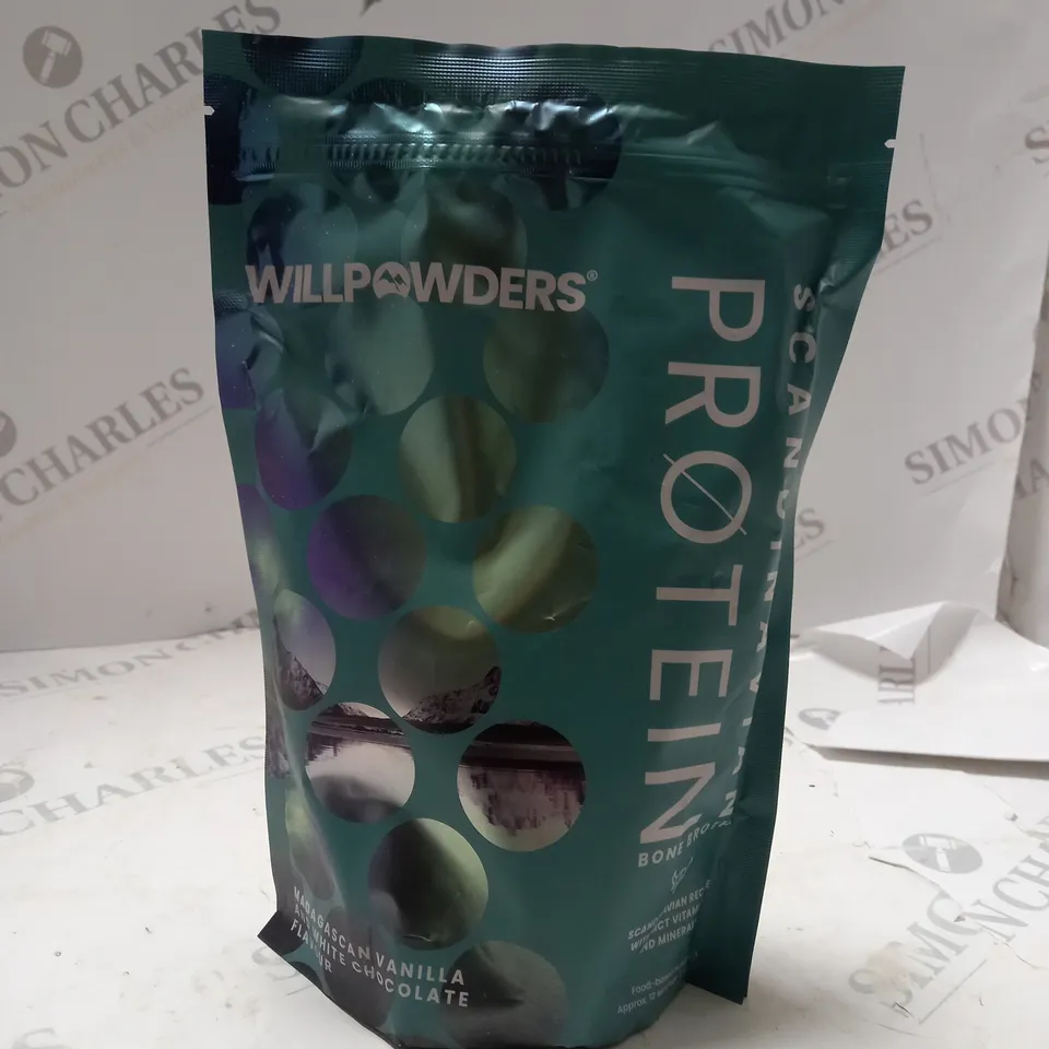 WILLPOWDERS SCANDINAVIAN PROTEIN BONE BROTH VANILLA AND WHITE CHOCOLATE - 300G