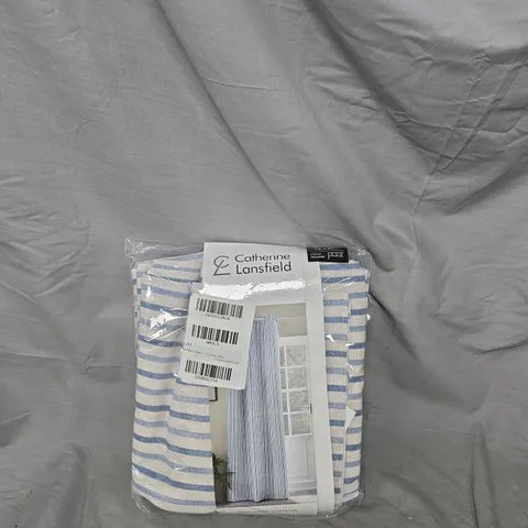 CATHERINE LANSFIELD PAIR OF CURTAINS 46 X 90 INCHES, EYELET HEADER